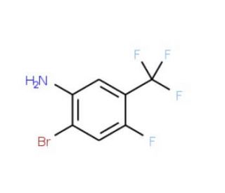5-Amino-4-bromo-2-fluorobenzotrifluoride (CAS 193090-60-7) - chemical structure image
