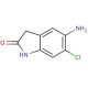 5-amino-6-chloro-1,3-dihydro-2H-indol-2-one - chemical structure image