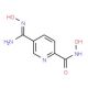 5-[Amino(hydroxyimino)methyl]-N-hydroxy-2-pyridinecarboxamide - chemical structure image