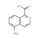 5-Amino-isoquinoline-1-carboxylic acid (CAS 90770-94-8) - chemical structure image