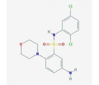 5-Amino-N-(2,5-dichloro-phenyl)-2-morpholin-4-yl-benzenesulfonamide - chemical structure image
