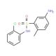 5-Amino-N-(2-chloro-phenyl)-2-methyl-benzenesulfonamide (CAS 326619-14-1) - chemical structure image