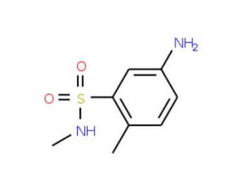 5-amino-N,2-dimethylbenzenesulfonamide - chemical structure image