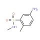 5-amino-N,2-dimethylbenzenesulfonamide - chemical structure image