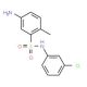 5-Amino-N-(3-chloro-phenyl)-2-methyl-benzenesulfonamide - chemical structure image