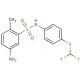 5-Amino-N-(4-difluoromethylsulfanyl-phenyl)-2-methyl-benzenesulfonamide - chemical structure image