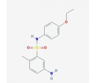 5-Amino-N-(4-ethoxy-phenyl)-2-methyl-benzenesulfonamide - chemical structure image