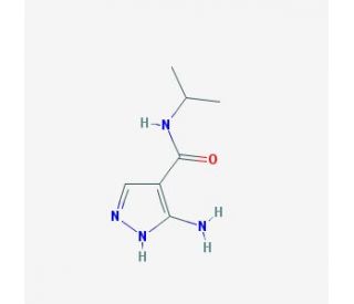 5-amino-N-(propan-2-yl)-1H-pyrazole-4-carboxamide - chemical structure image
