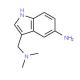 5-Aminogramine (CAS 3414-74-2) - chemical structure image