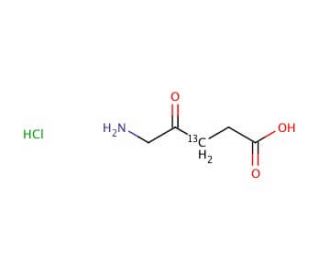 5-Aminolevulinic Acid-3-13C Hydrochloride (CAS 129720-95-2) - chemical structure image