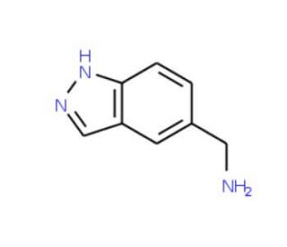 5-Aminomethyl-1H-indazole (CAS 267413-25-2) - chemical structure image