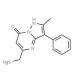 5-(Aminomethyl)-2-methyl-3-phenylpyrazolo-[1,5-a]pyrimidin-7(4H)-one - chemical structure image