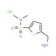 5-(aminomethyl)-N,N-dimethylthiophene-2-sulfonamide hydrochloride - chemical structure image