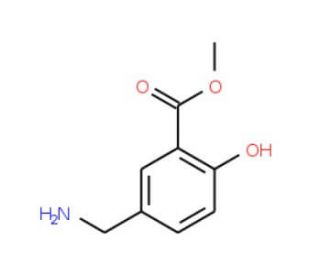 5-Aminomethyl-salicylic acid methyl ester hydrochloride (CAS 7383-01-9) - chemical structure image