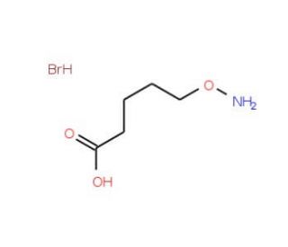 5-(aminooxy)pentanoic acid, hydrobromide (CAS 850411-23-3) - chemical structure image