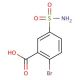 5-(aminosulfonyl)-2-bromobenzoic acid (CAS 22361-61-1) - chemical structure image