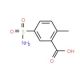 5-(aminosulfonyl)-2-methylbenzoic acid (CAS 20532-14-3) - chemical structure image
