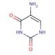 5-Aminouracil 的分子结构, CAS编号: 932-52-5 5-Aminouracil (CAS 932-52-5) - chemical structure image