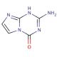 5-Aza-7-deazaguanine (CAS 67410-64-4) - chemical structure image