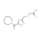 ({[5-(Azepan-1-ylcarbonyl)-1,2,4-oxadiazol-3-yl]-methyl}thio)acetic acid - chemical structure image