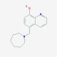 5-(azepan-1-ylmethyl)quinolin-8-ol - chemical structure image