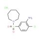 5-(azepan-1-ylsulfonyl)-2-chloroaniline hydrochloride - chemical structure image