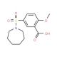 5-(Azepane-1-sulfonyl)-2-methoxy-benzoic acid - chemical structure image
