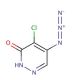 5-Azido-4-chloro-3(2H)-pyridazinone (CAS 40175-80-2) - chemical structure image