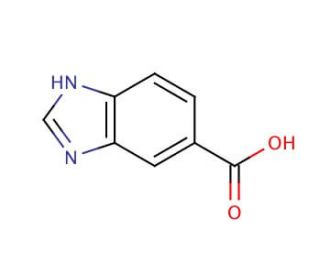 5-Benzimidazolecarboxylic acid (CAS 15788-16-6) - chemical structure image