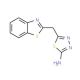 5-Benzothiazol-2-ylmethyl-[1,3,4]thiadiazol-2-ylamine - chemical structure image