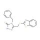 5-(Benzothiazol-2-ylsulfanylmethyl)-4-benzyl-4H-[1,2,4]triazole-3-thiol - chemical structure image