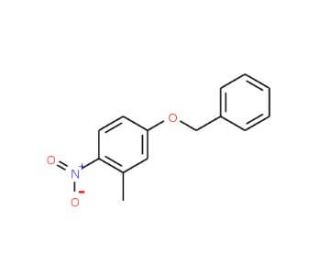 5-benzoxy-2-nitrotoluene (CAS 22424-58-4) - chemical structure image