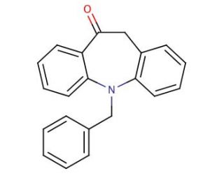 5-Benzyl-10-oxo-10,11-dihydro-5H-dibenz[b,f]azepine (CAS 10464-31-0) - chemical structure image