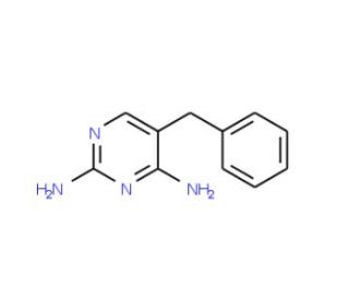 5-Benzyl-2,4-diaminopyrimidine (CAS 7319-45-1) - chemical structure image