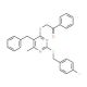 5-Benzyl-2-(4-fluorobenzylthio)-6-methyl-4-phenacyloxypyrimidine - chemical structure image