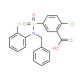 5-[Benzyl-(2-chloro-phenyl)-sulfamoyl]-2-chloro-benzoic acid - chemical structure image