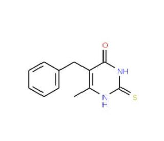 5-Benzyl-2-mercapto-6-methylpyrimidin-4-ol - chemical structure image