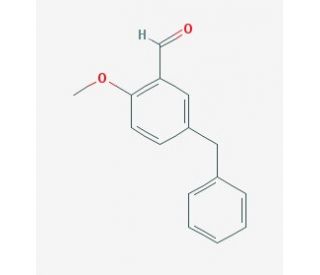 5-Benzyl-2-methoxybenzaldehyde (CAS 722493-91-6) - chemical structure image