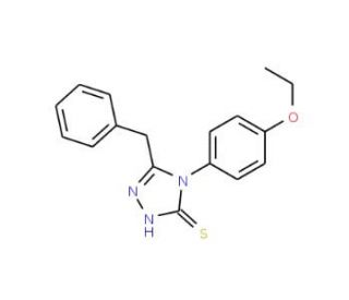 5-Benzyl-4-(4-ethoxy-phenyl)-4H-[1,2,4]triazole-3-thiol - chemical structure image