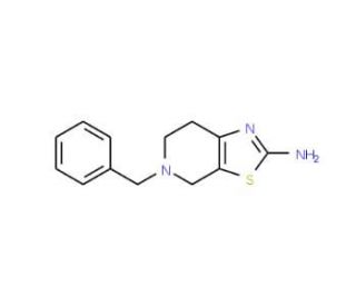 5-Benzyl-4,5,6,7-tetrahydro-thiazolo-[5,4-c]pyridin-2-ylamine - chemical structure image