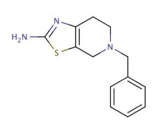5-Benzyl-4,5,6,7-tetrahydro-thiazolo[5,4-c]pyridin-2-ylamine - chemical structure image