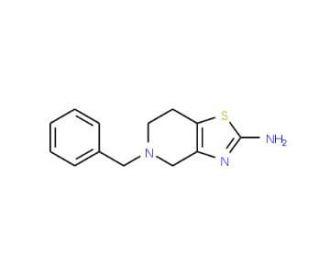 5-benzyl-4,5,6,7-tetrahydro[1,3]thiazolo[4,5-c]pyridin-2-amine - chemical structure image