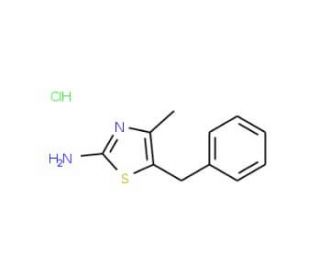 5-benzyl-4-methyl-1,3-thiazol-2-amine hydrochloride - chemical structure image