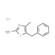 5-benzyl-4-methyl-1,3-thiazol-2-amine hydrochloride - chemical structure image