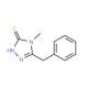 5-benzyl-4-methyl-4H-1,2,4-triazole-3-thiol (CAS 51291-31-7) - chemical structure image
