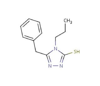 5-benzyl-4-propyl-4H-1,2,4-triazole-3-thiol - chemical structure image