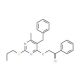 5-Benzyl-6-methyl-4-phenacyloxy-2-propylthiopyrimidine - chemical structure image