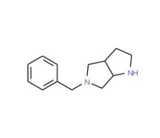 5-Benzyl-octahydro-pyrrolo[3,4-b]pyrrole (CAS 128740-12-5) - chemical structure image