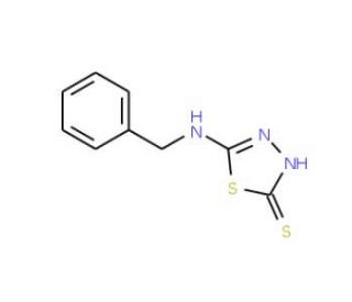 5-Benzylamino-[1,3,4]thiadiazole-2-thiol (CAS 14731-27-2) - chemical structure image