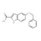 5-Benzyloxy-1H-indole-2-carboxylic acid (CAS 6640-09-1) - chemical structure image